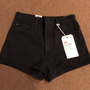 Levi's WellThread Ribcage High Waisted Shorts